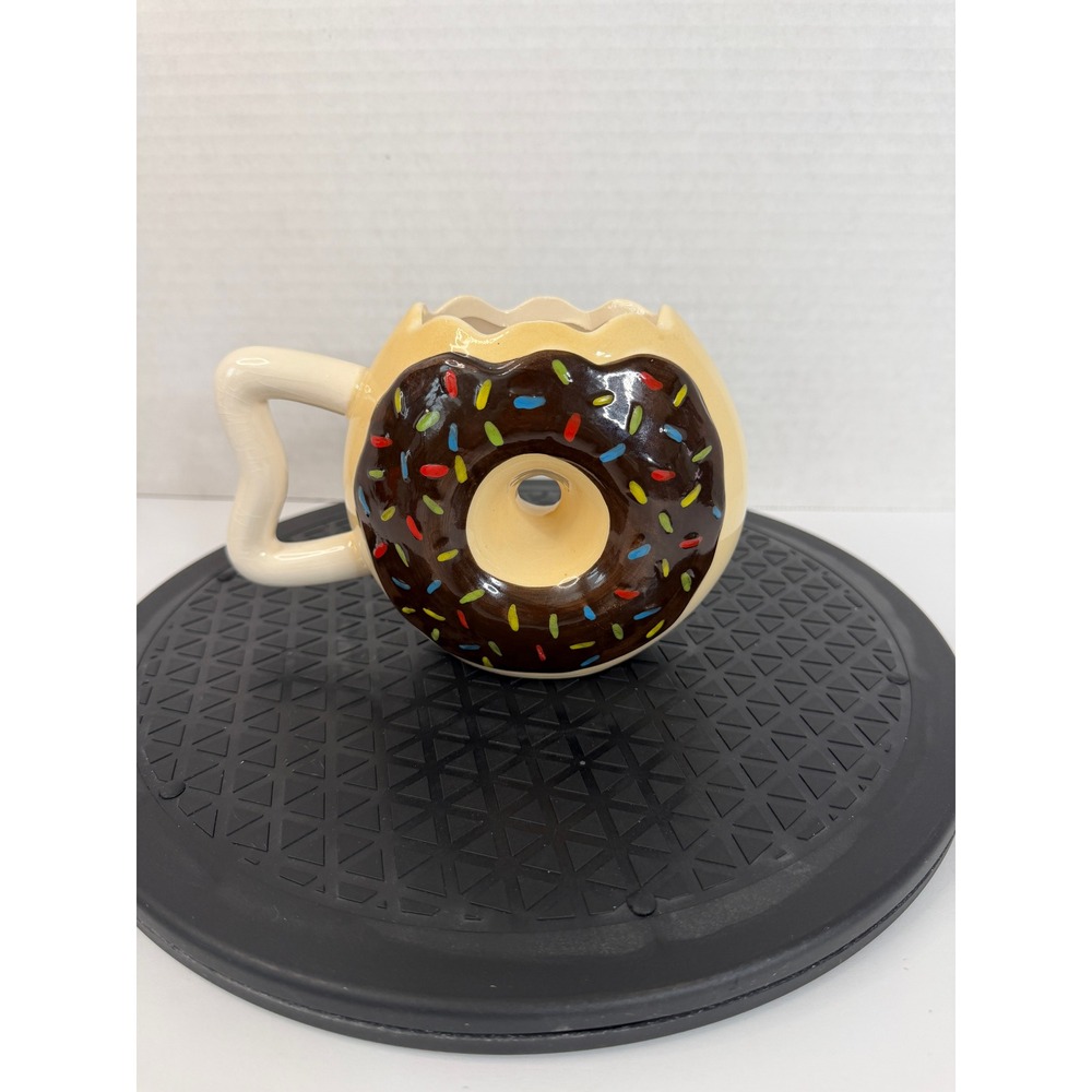 Big Mouth Toys Donut Coffee Mug Mmmmm Donuts Chocolate Sprinkles Novelty Ceramic